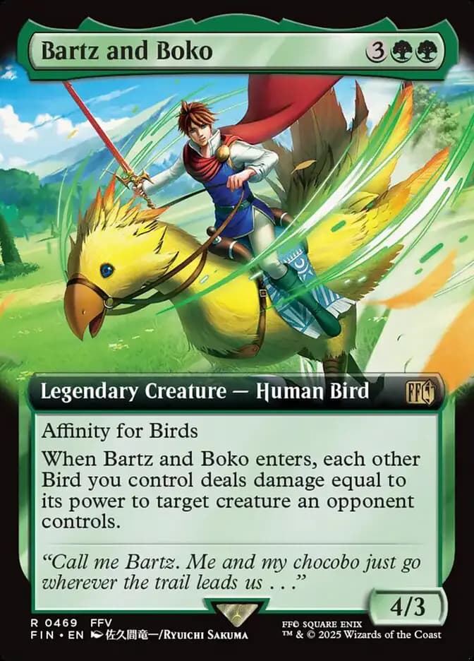 Card image of Bartz and Boko