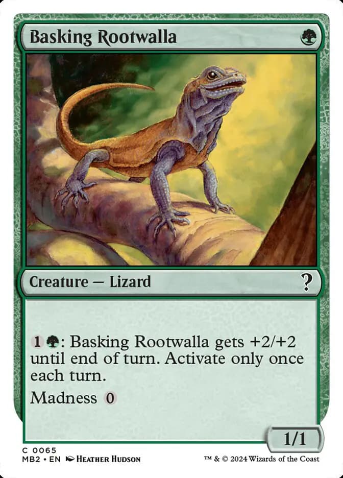 Card image of Basking Rootwalla