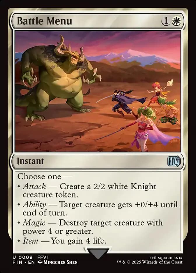 Card image of Battle Menu