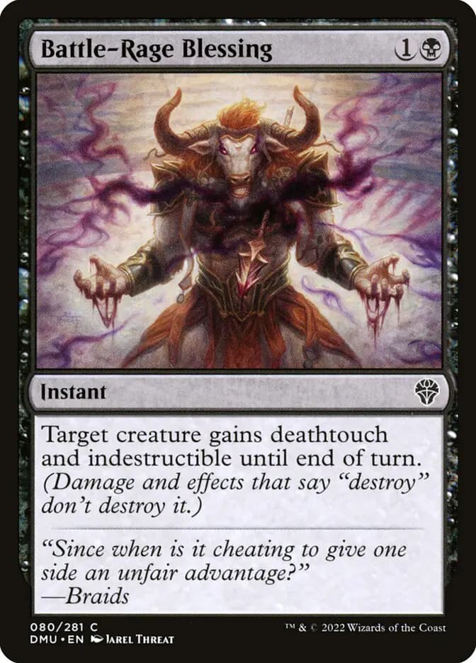 Card image of Battle-Rage Blessing