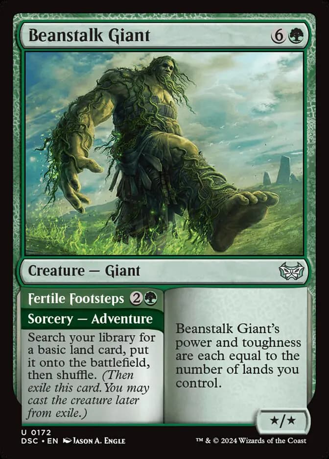 Card image of Beanstalk Giant / Fertile Footsteps