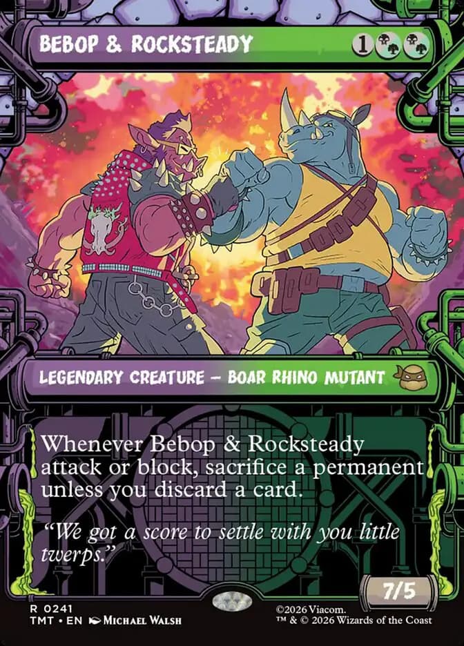 Card image of Bebop & Rocksteady