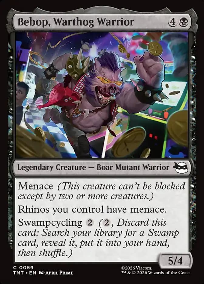 Card image of Bebop, Warthog Warrior