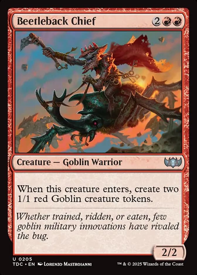Card image of Beetleback Chief