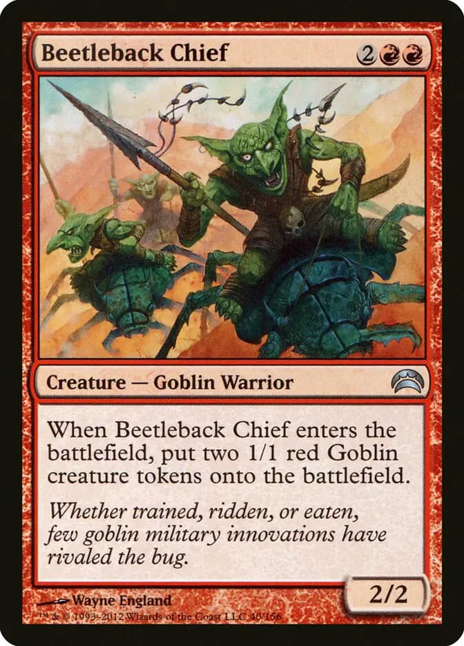 Card image of Beetleback Chief
