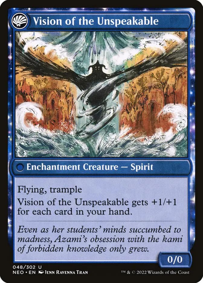 Card image of Behold the Unspeakable / Vision of the Unspeakable