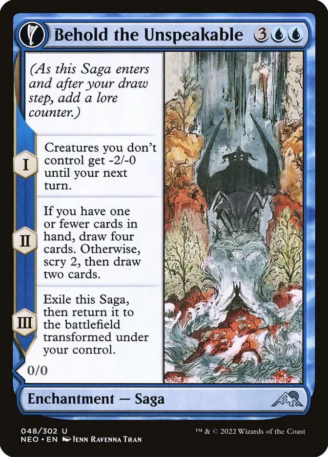 Card image of Behold the Unspeakable / Vision of the Unspeakable