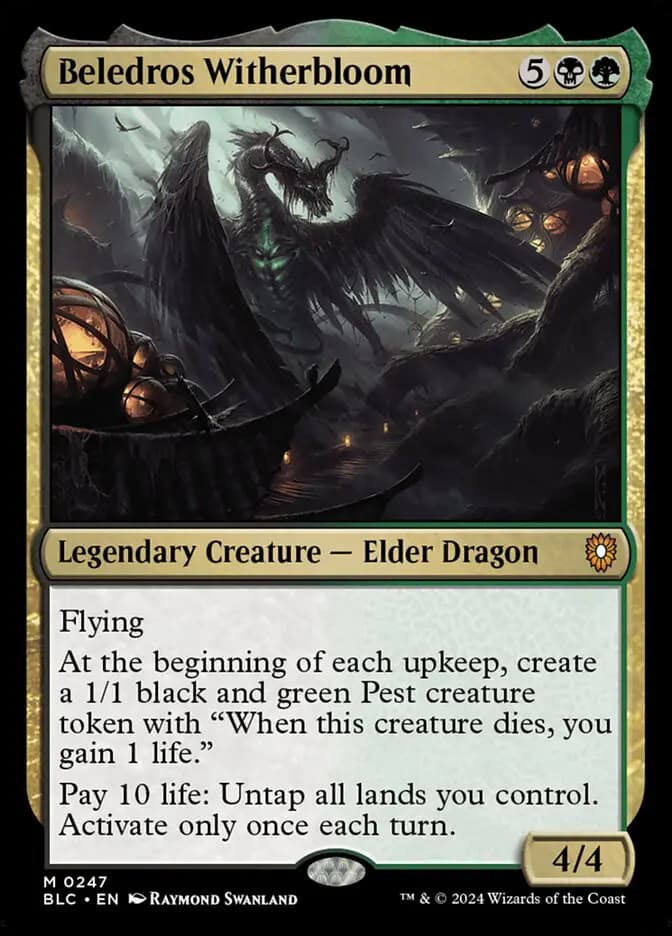 Card image of Beledros Witherbloom