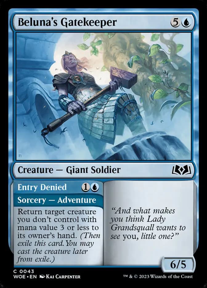 Card image of Beluna's Gatekeeper / Entry Denied