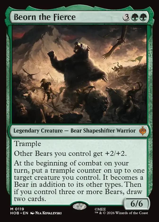 Card image of Beorn the Fierce