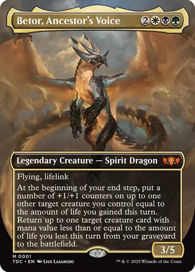 Card image of Betor, Ancestor's Voice