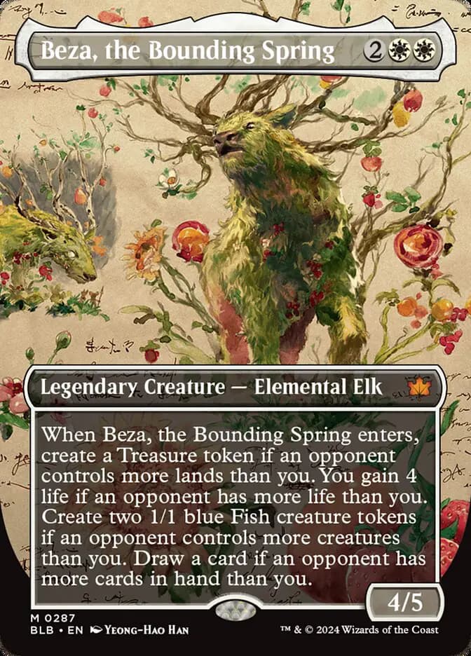 Card image of Beza, the Bounding Spring