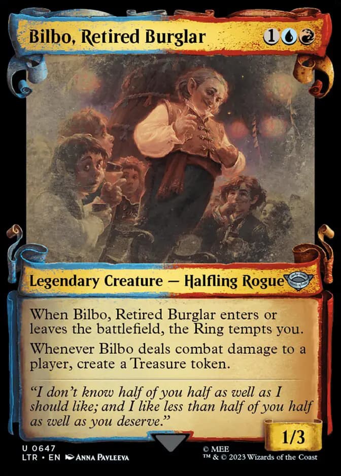 Card image of Bilbo, Retired Burglar