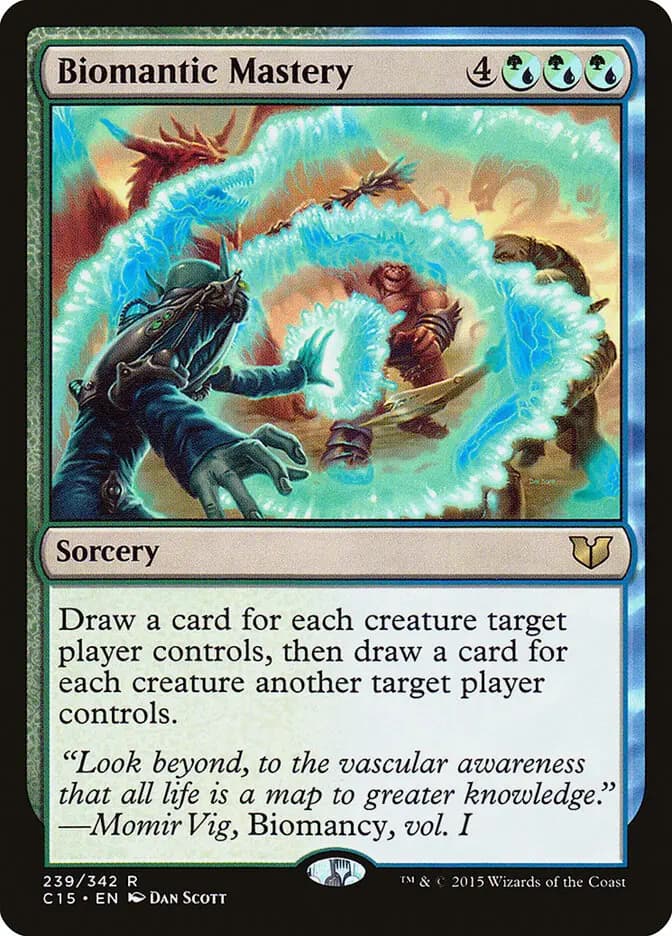 Card image of Biomantic Mastery