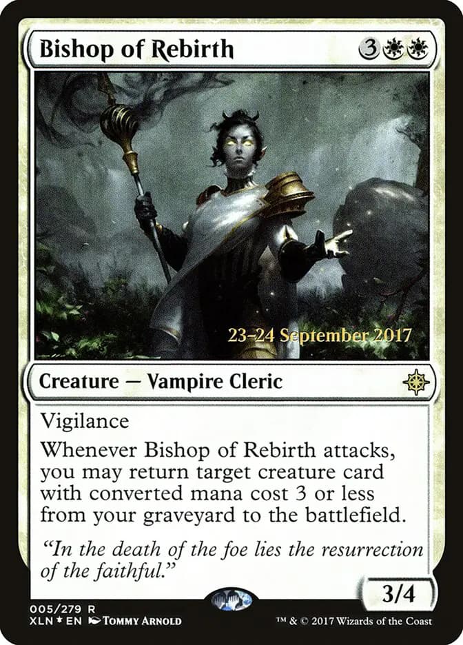 Card image of Bishop of Rebirth