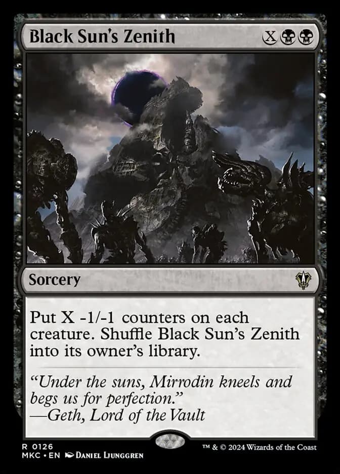 Card image of Black Sun's Zenith