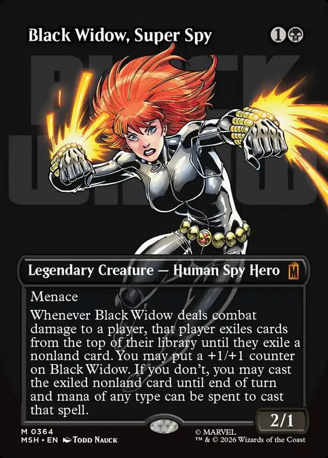 Card image of Black Widow, Super Spy