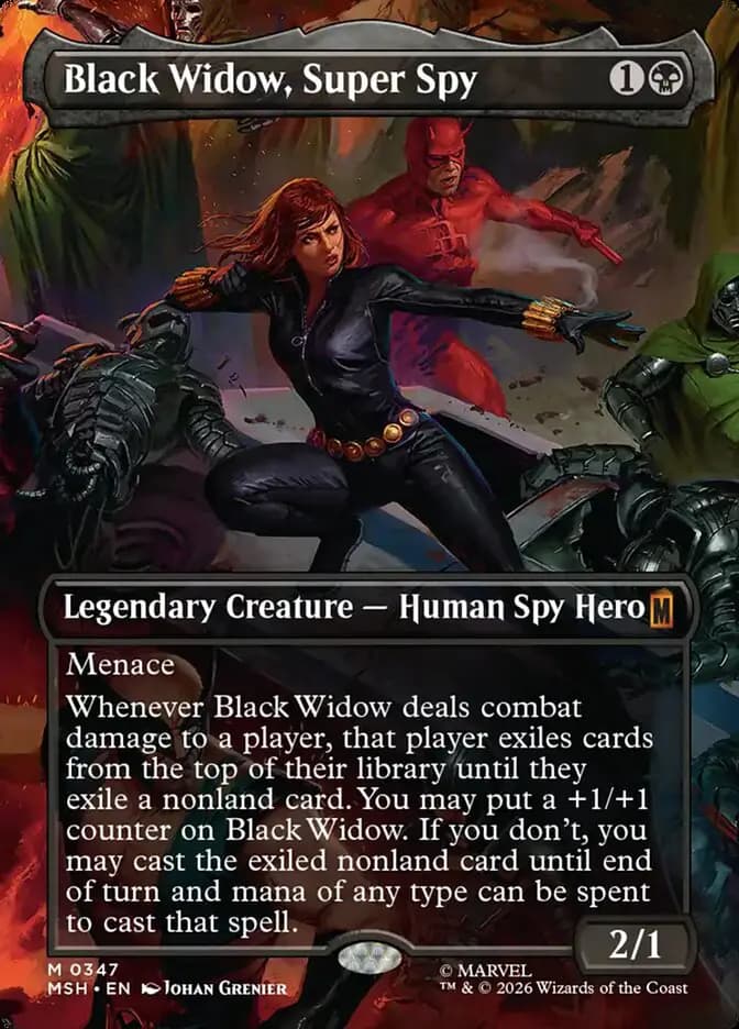 Card image of Black Widow, Super Spy