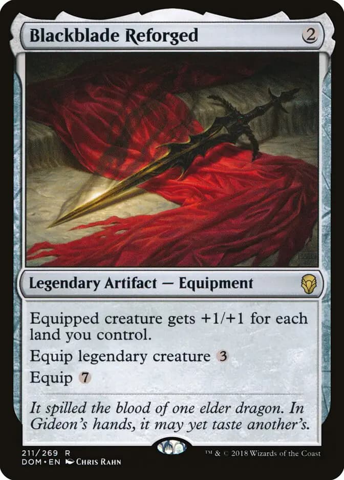 Card image of Blackblade Reforged