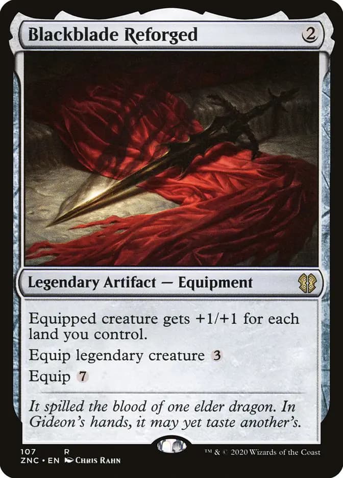 Card image of Blackblade Reforged