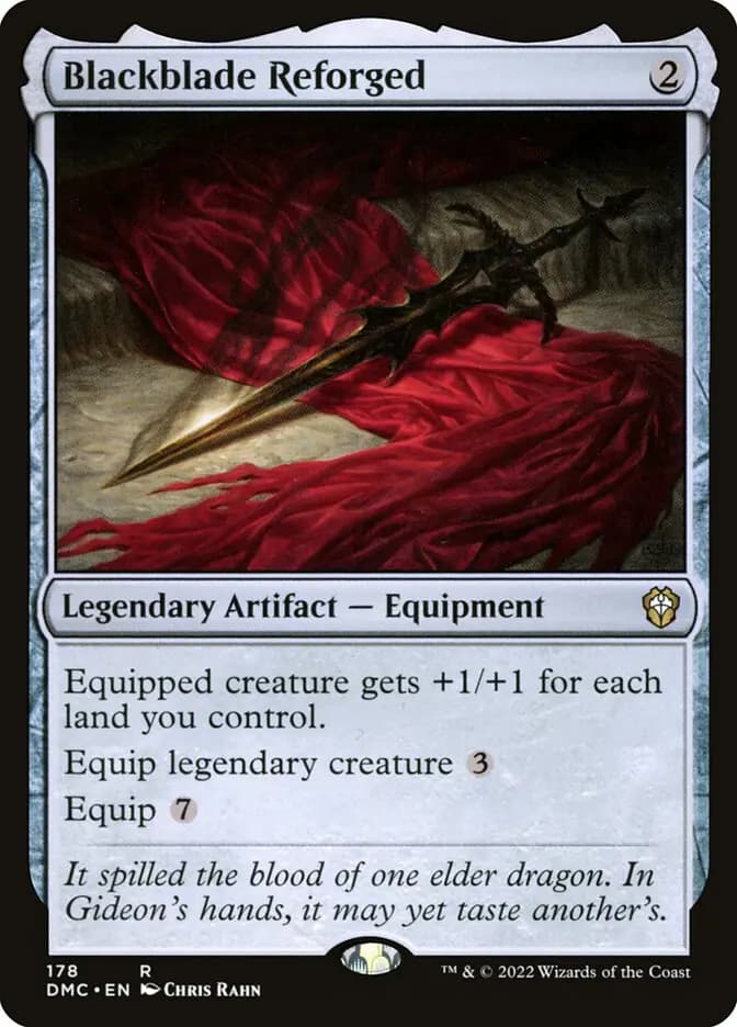 Card image of Blackblade Reforged