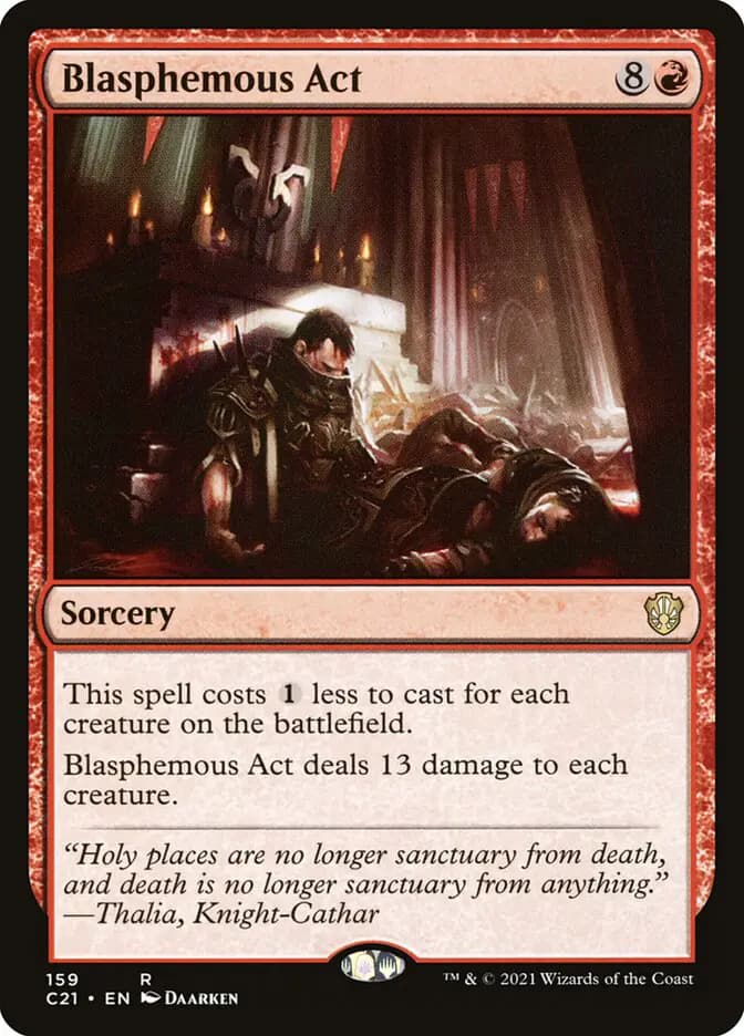 Card image of Blasphemous Act