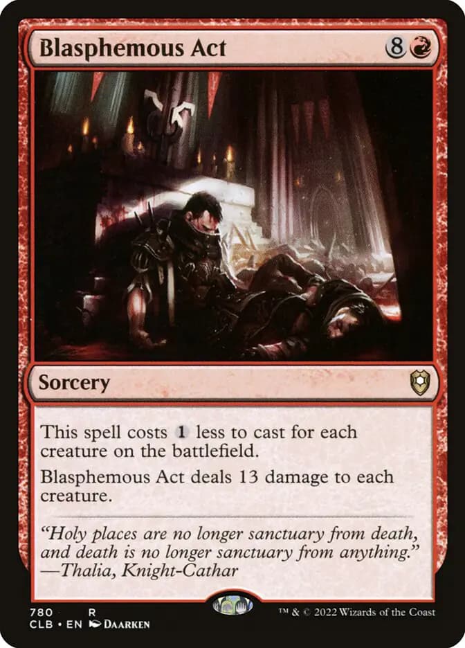 Card image of Blasphemous Act