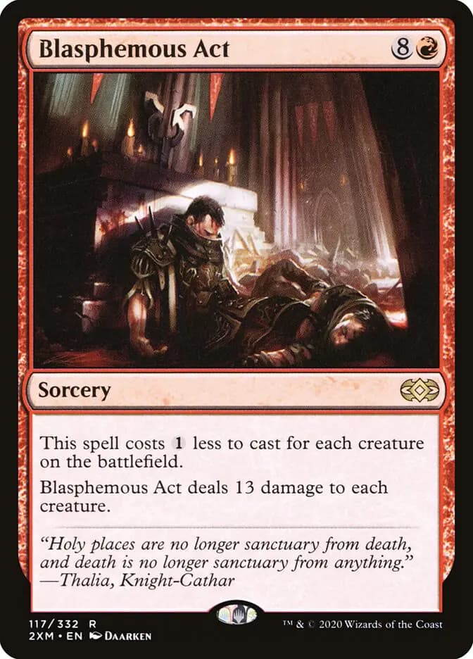 Card image of Blasphemous Act