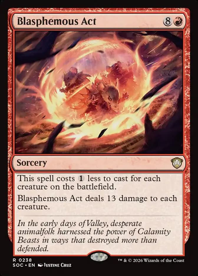 Card image of Blasphemous Act