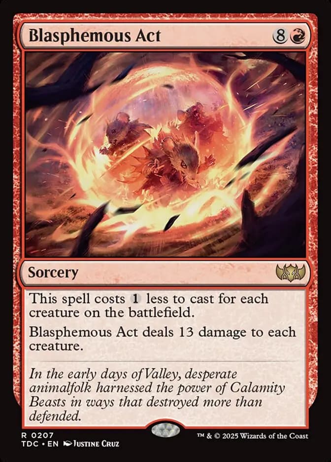 Card image of Blasphemous Act