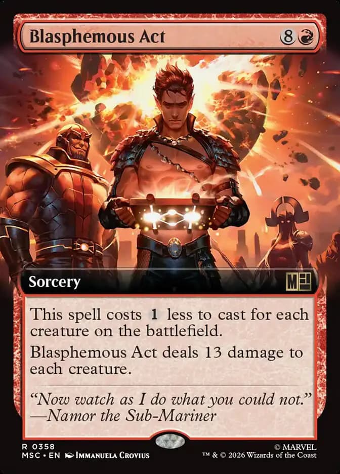 Card image of Blasphemous Act