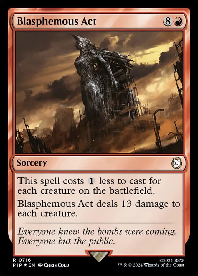 Card image of Blasphemous Act