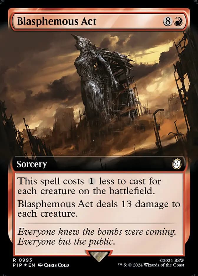 Card image of Blasphemous Act