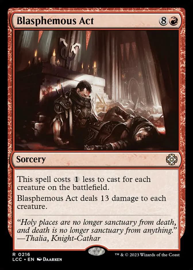 Card image of Blasphemous Act