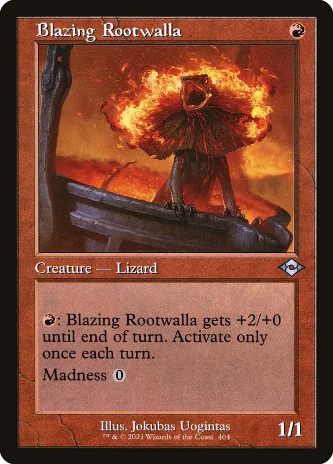 Card image of Blazing Rootwalla
