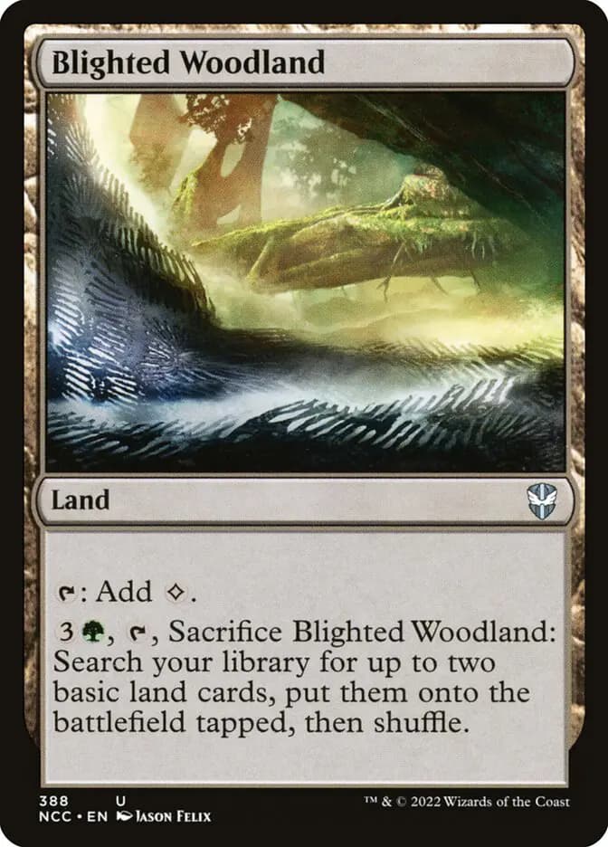 Card image of Blighted Woodland