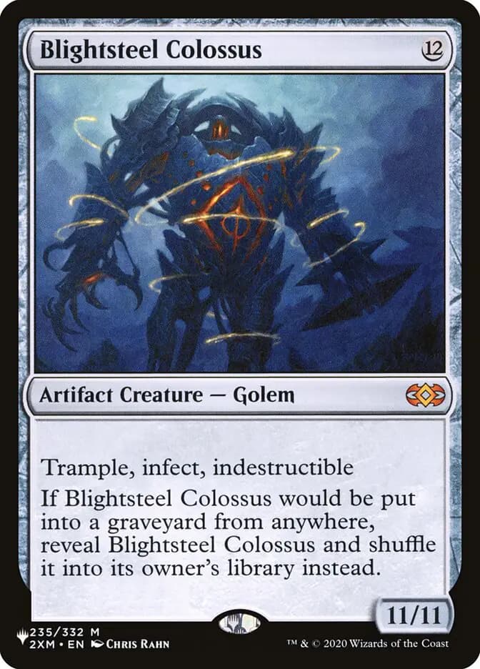 Card image of Blightsteel Colossus