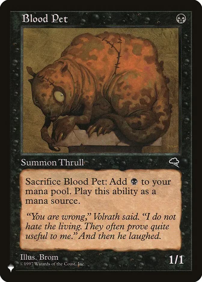 Card image of Blood Pet