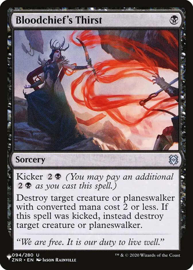 Card image of Bloodchief's Thirst