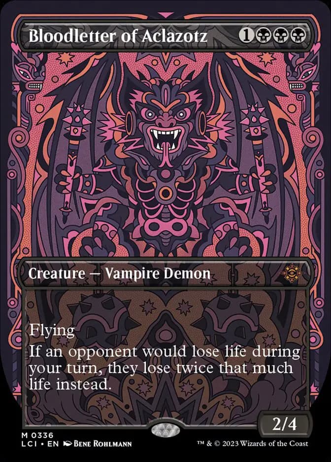 Card image of Bloodletter of Aclazotz