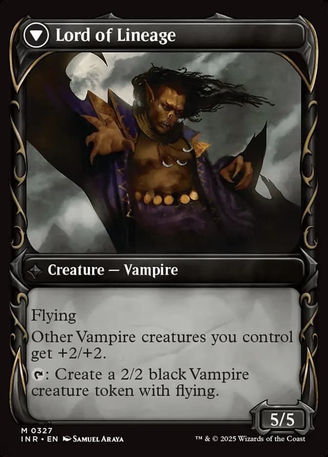 Card image of Bloodline Keeper / Lord of Lineage