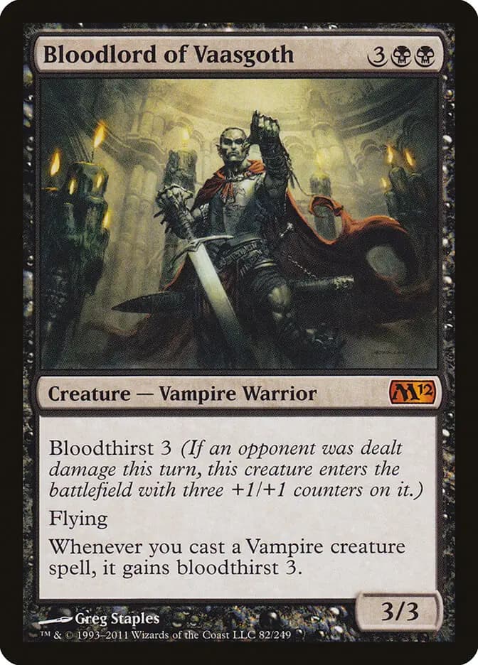 Card image of Bloodlord of Vaasgoth
