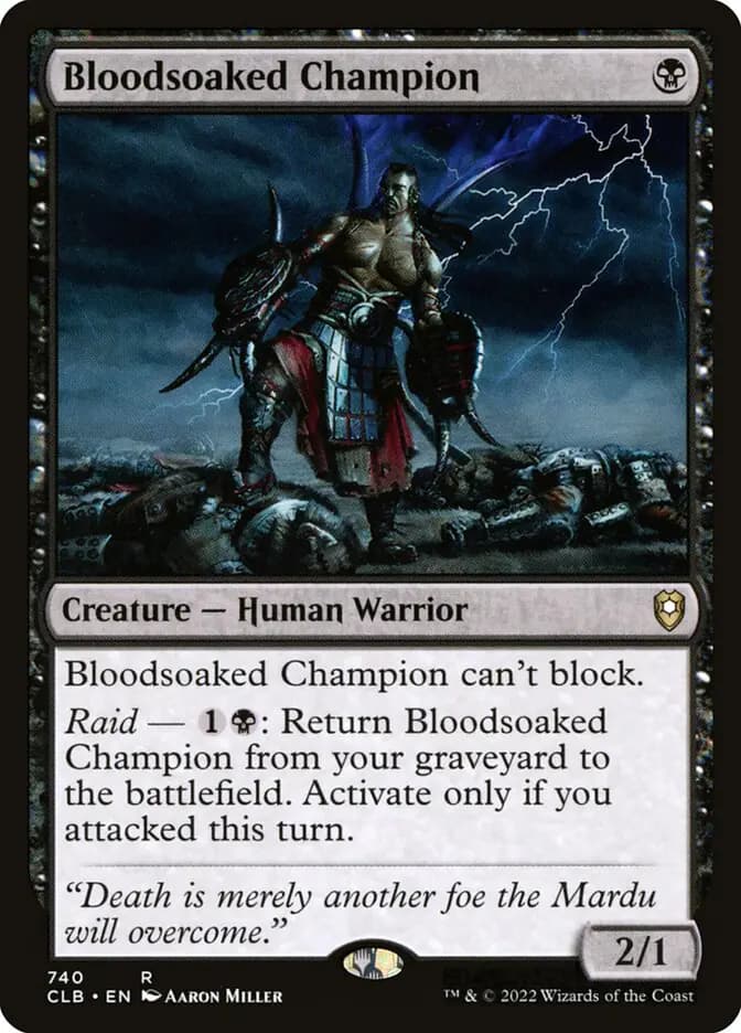 Card image of Bloodsoaked Champion