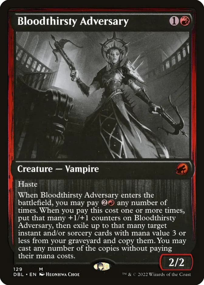 Card image of Bloodthirsty Adversary