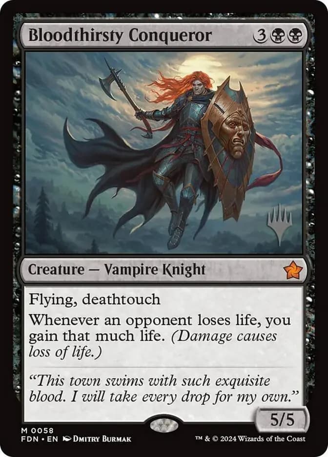 Card image of Bloodthirsty Conqueror