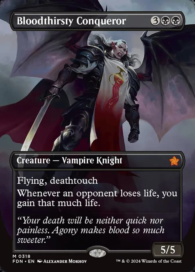 Card image of Bloodthirsty Conqueror