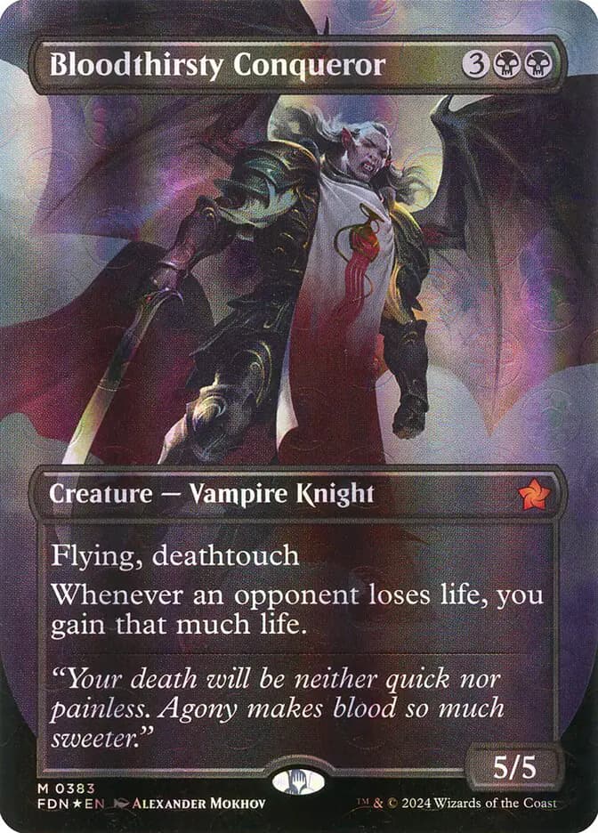 Card image of Bloodthirsty Conqueror