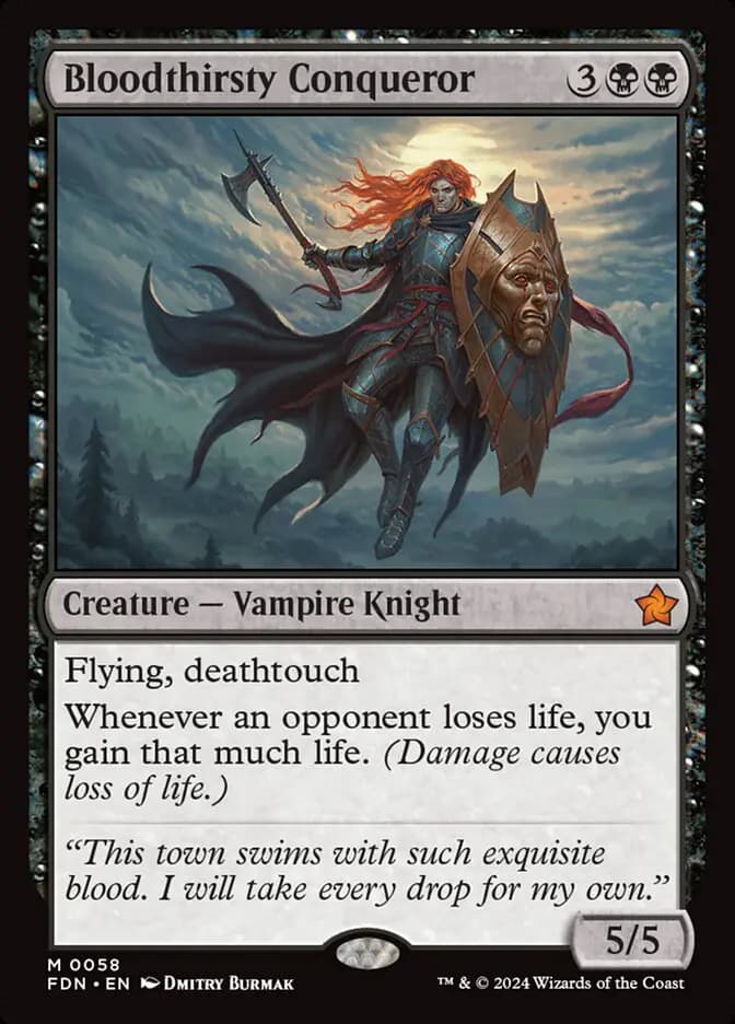 Card image of Bloodthirsty Conqueror