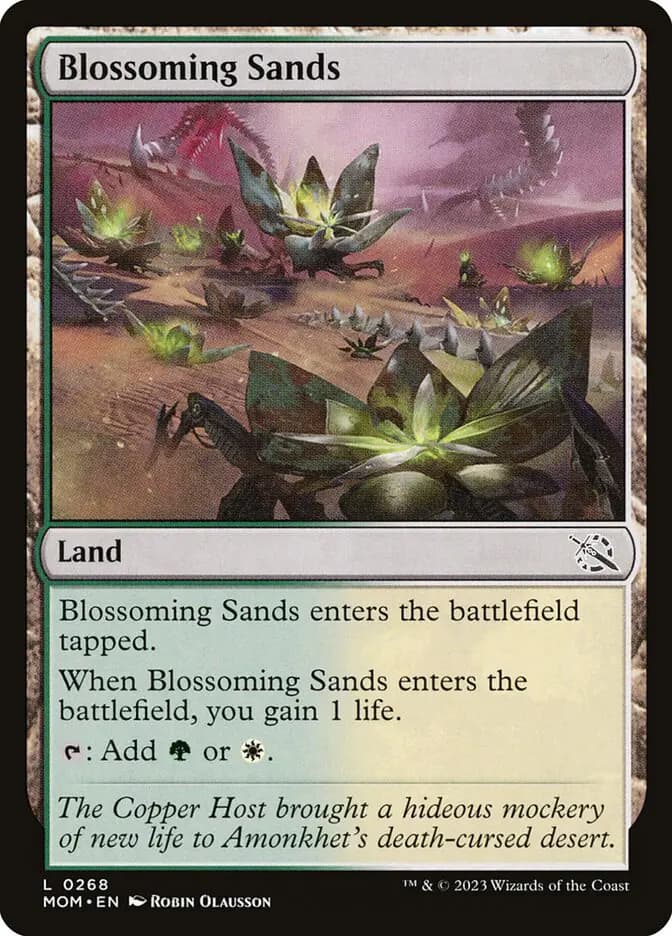 Card image of Blossoming Sands