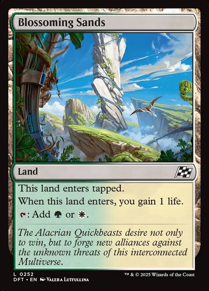 Card image of Blossoming Sands
